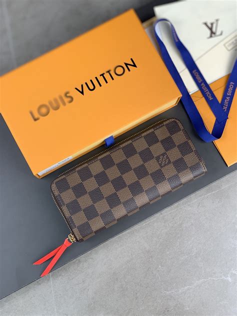 louis vuitton damier ebene canvas clemence wallet n60534|Clémence Wallet Damier Ebene Canvas .